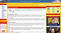 Desktop Screenshot of gurustu.com